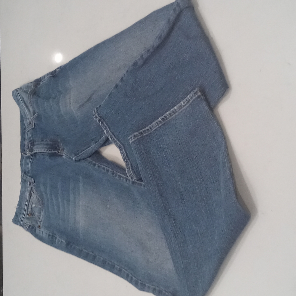Lucky Brand Dungarees by Gene Montesano 31 x 31